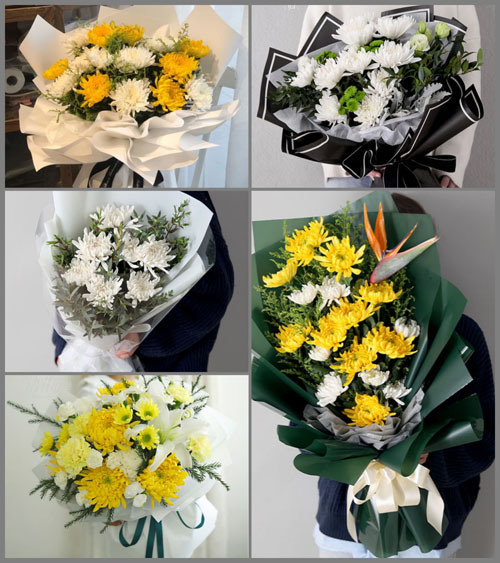 山东青岛平度市蓼兰镇堡前纪家村白事花束代送